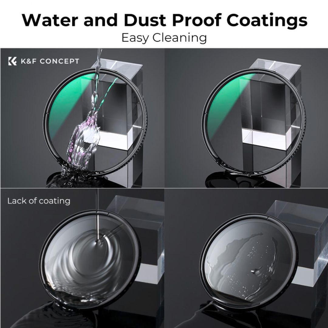 K&F Concept 52mm CPL Filter True Color Circular Polarizer 28 Multi-Layer Coatings Nano-X KF01.2365 - 3